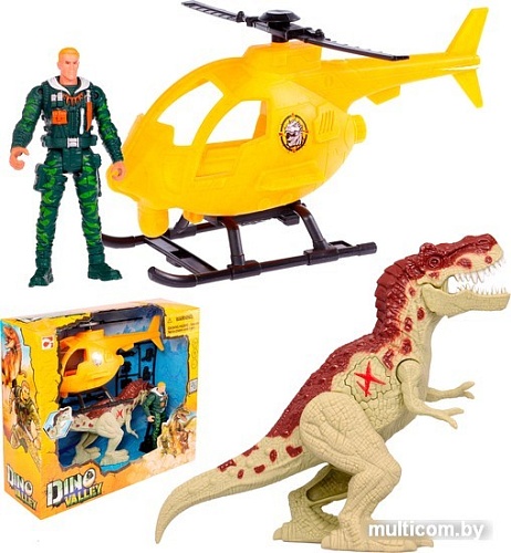 Экшен-фигурка Chap Mei Охота на Тираннозавра на вертолете 542084