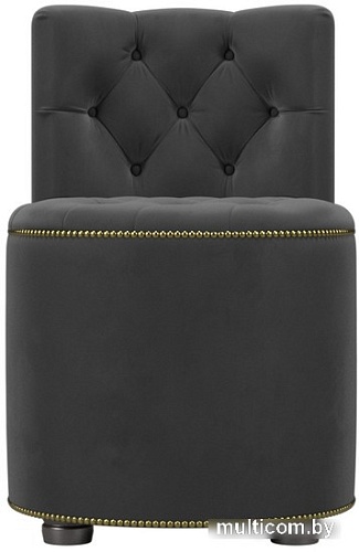 Пуфик Лига диванов Саваж (велюр, серый)