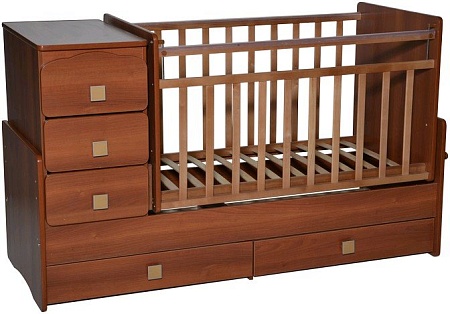 Детская кроватка Антел Ульяна-2 (клен)