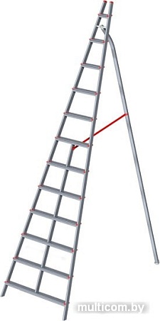 Лестница-стремянка Новая высота NV 319 алюминиевая садовая 12 ступеней