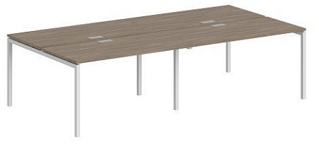 Стол Norden 320x143.8x75 SG.256.OD.44.WH (белый/дуб темный)