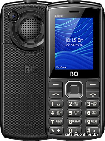 Кнопочный телефон BQ-Mobile BQ-2452 Energy (черный)