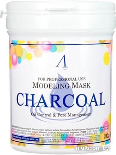 Anskin Маска альгинатная Charcoal Modeling Mask 700 мл