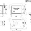 Кухонная мойка Granula GR-5445U (графит матовый)
