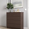 Комод Горизонт Нео 760 4 ящика (венге)