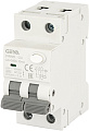 Дифференциальный автомат GEYA GYR9N 1P+N 16A C 6кА 30 мА AC GYR9NMC1630MA