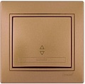 Выключатель проходной Lezard Mira 701-1313-105 (матовое золото)