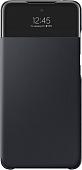 Чехол Samsung S View Wallet Cover для Samsung Galaxy A52 (черный)