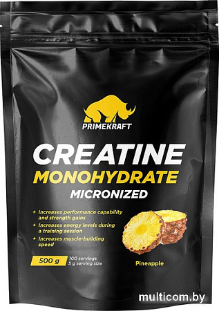 Моногидрат креатина Prime Kraft Monohydrate Micronized (500г, ананас)