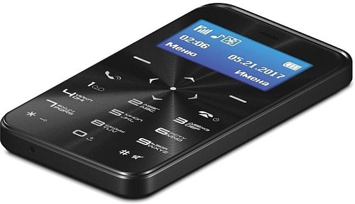 Мобильный телефон Hiper sPhone Vinyl (черный)