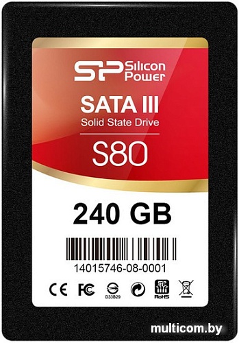 SSD Silicon-Power Slim S80 240GB (SP240GBSS3S80S25)