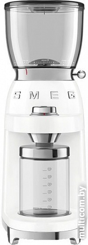 Электрическая кофемолка Smeg CGF01WHEU (белый)