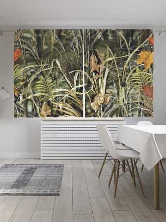 Комплект штор JoyArty Плотные кусты 1.45x1.8 м pox_8342_145x180 (2 шт)