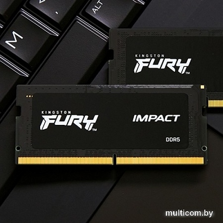 Оперативная память Kingston FURY Impact 2x16 ГБ DDR5 5600МГц KF556S40IBK2-32