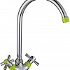Смеситель Decoroom DR46028 (хром/зеленый)