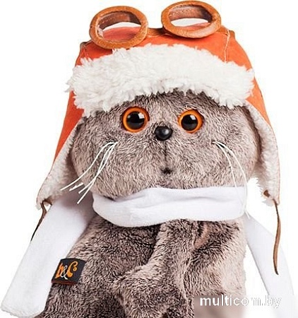 Мягкая игрушка BUDI BASA Басик в шлеме и шарфе Ks22-009