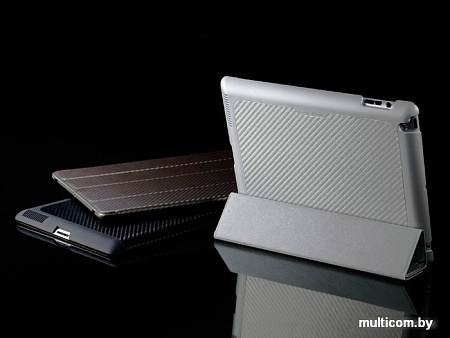Чехол для планшета Cooler Master iPad Wake Up Folio Carbon Texture Silver White (C-IP3F-CTWU-SS)