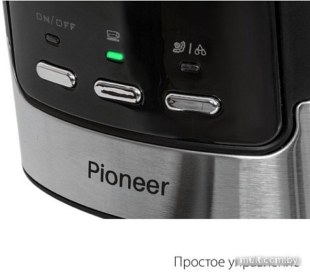 Рожковая кофеварка Pioneer CM107P (черный)