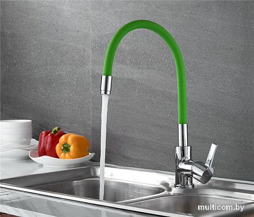 Смеситель Ledeme H98 L4898-5 (зеленый/хром)