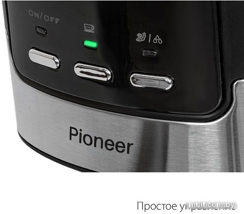 Рожковая кофеварка Pioneer CM107P (черный)