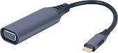 Кабель Cablexpert A-USB3C-VGA-01 USB Type-C - VGA (0.15 м, фиолетовый)