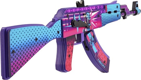 Модель автомата VozWooden Active АК-47 Неоновый Гонщик 2004-0105