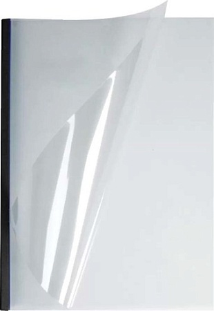 Пластиковая обложка для переплета OPUS Metalbind O.Easy Cover A4 10 мм EASYCOVERA4DC10CZA30 (30 шт, прозрачный/черный)