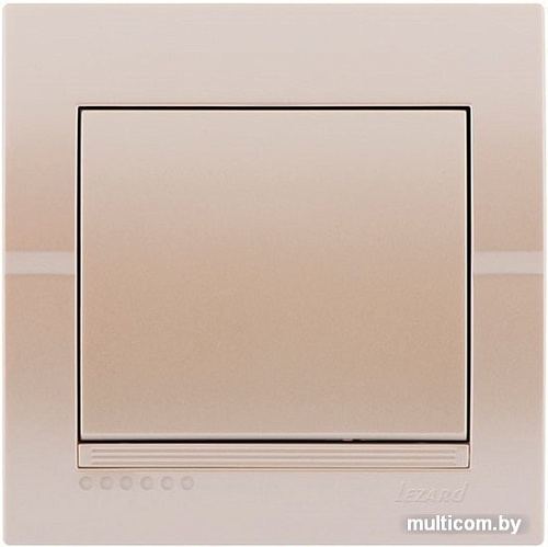 Выключатель Lezard Deriy 702-3030-100 (жемчужный)