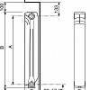 Алюминиевый радиатор Fondital Ardente C2 500/100 V63903406 (6 секций)