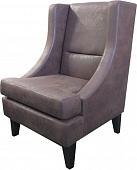 Интерьерное кресло Виктория Мебель Лорд ск 1430 (искусственная замша, коричневый)