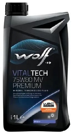 Трансмиссионное масло Wolf VitalTech 75W-80 Multi Vehicle Premium 1л