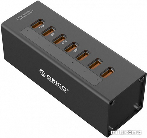 USB-хаб Orico A3H7-BK