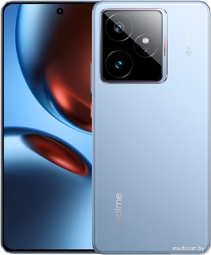 Телефон Realme GT7 RMX5061 12GB/256GB международная версия (ледяной синий)