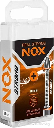 Набор бит Nox Strong Torsion E6.3 Pz2-70 337270 (10 шт)