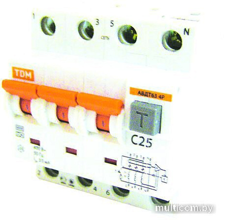 Дифференциальный автомат TDM Electric SQ0202-0023