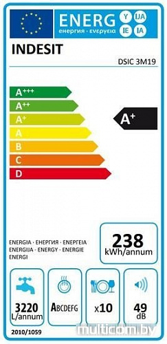 Посудомоечная машина Indesit DSIC 3M19