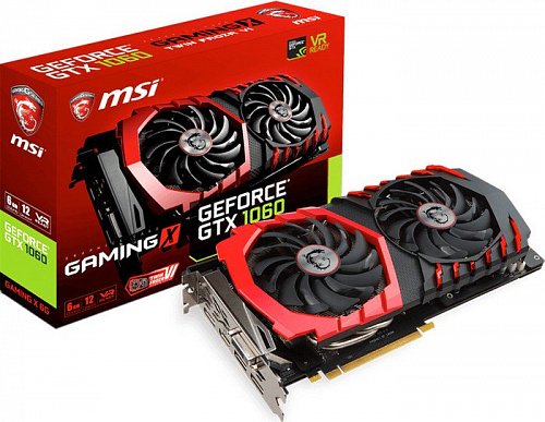 Видеокарта MSI GeForce GTX 1060 Gaming X 6GB GDDR5 [GTX 1060 GAMING X 6G]