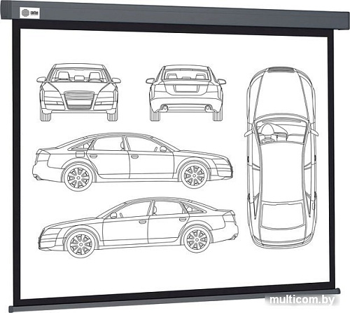 Проекционный экран CACTUS Wallscreen 168x299 CS-PSW-168X299-SG