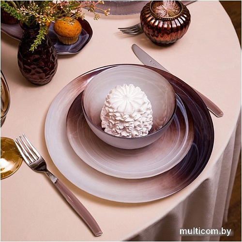 Тарелка обеденная Akcam Brownie 339-292