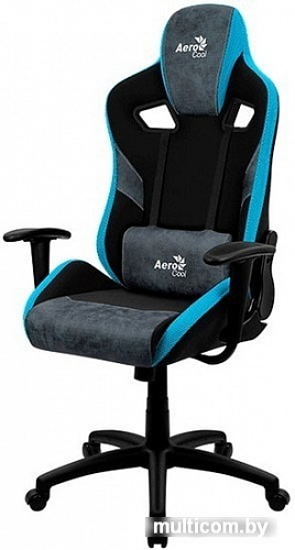 Кресло AeroCool Count Steel Blue (черный/синий)