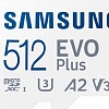Карта памяти Samsung EVO Plus 2024 microSDXC 512GB (с адаптером)