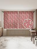 Комплект штор JoyArty Дедушка Мороз с подарками 1.45x1.8 м tul_185482_145x180 (2 шт)