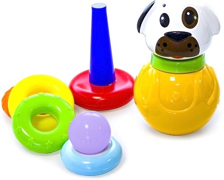 Пирамидка Knopa неваляшка+пирамидка 82043