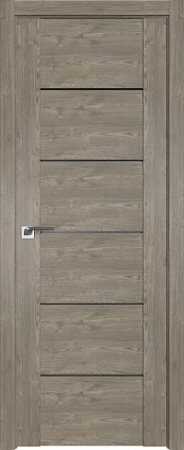Межкомнатная дверь ProfilDoors 99XN 80x200 (каштан темный/стекло графит)