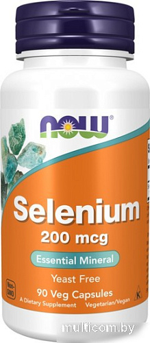 Витамины, минералы Now Foods Selenium 200 мкг (90 капсул)