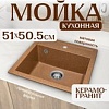 Кухонная мойка Saniteco Terra (терракот)