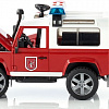 Bruder Land Rover Defender Station Wagon fire department 02596