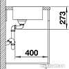 Кухонная мойка Blanco Zerox 500-IF Durinox (без клапана-автомата)