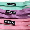 Набор фитнес резинок Indigo IN341 (3 шт, сиреневый/розовый/бирюзовый)