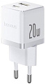 Baseus Palm Fast Charger C+U 20W EU P10111608213-01 (белый)